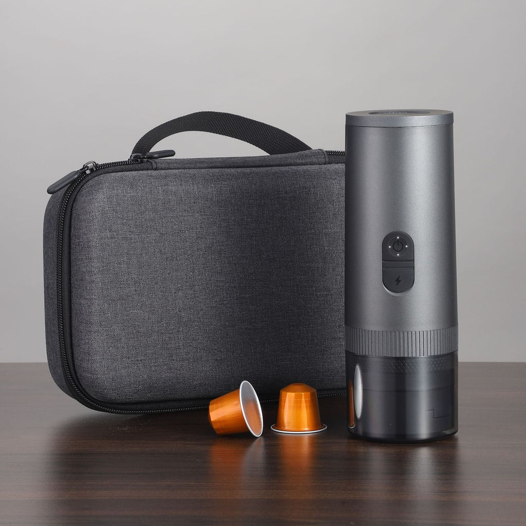 Portable Rechargeable Espresso Maker – Cordless Coffee Machine for Travel & Camping
