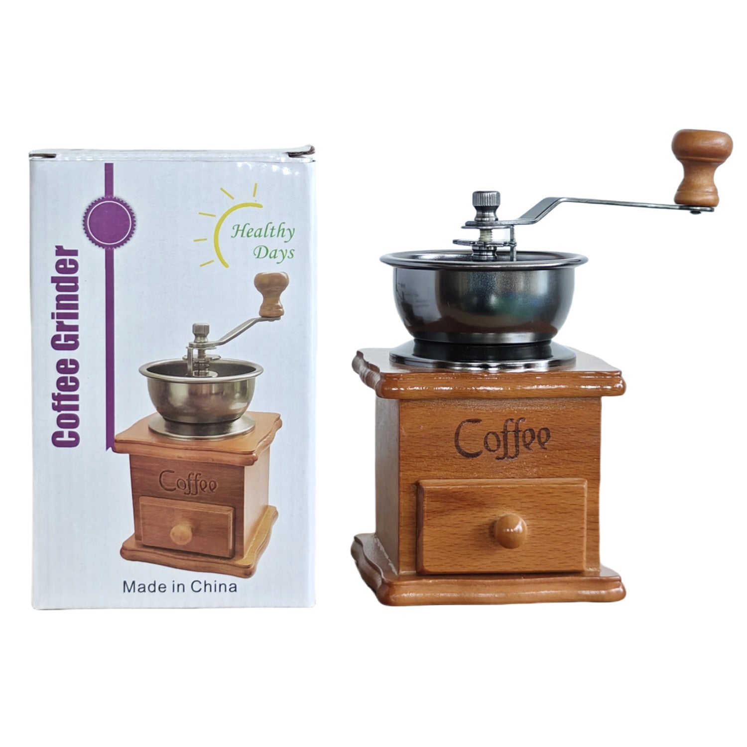 Manual Hand Coffee Grinder with Ceramic Burrs – Multiple Styles