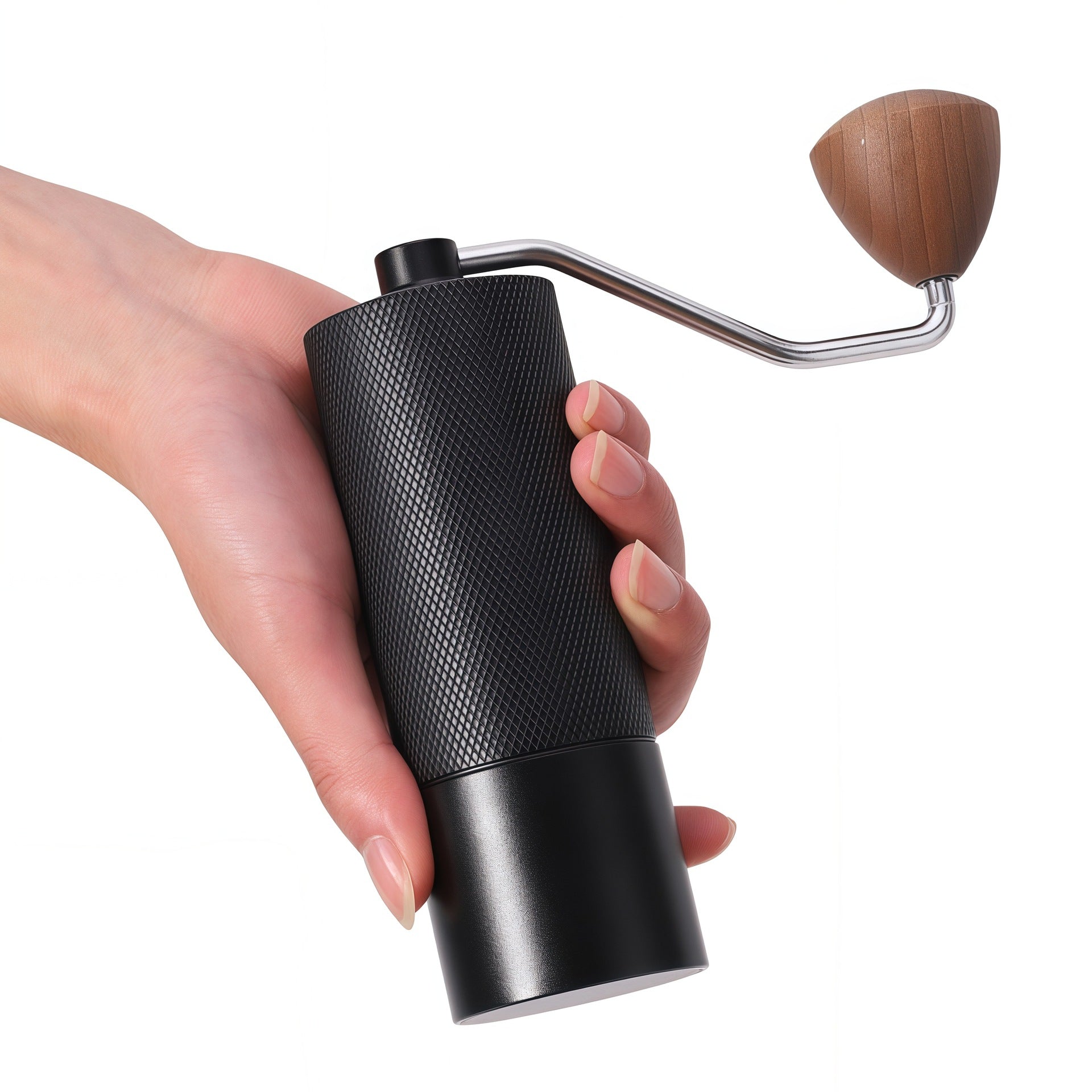 CNC Precision Manual Coffee Grinder – Internal & External Adjustment, Multiple Colors