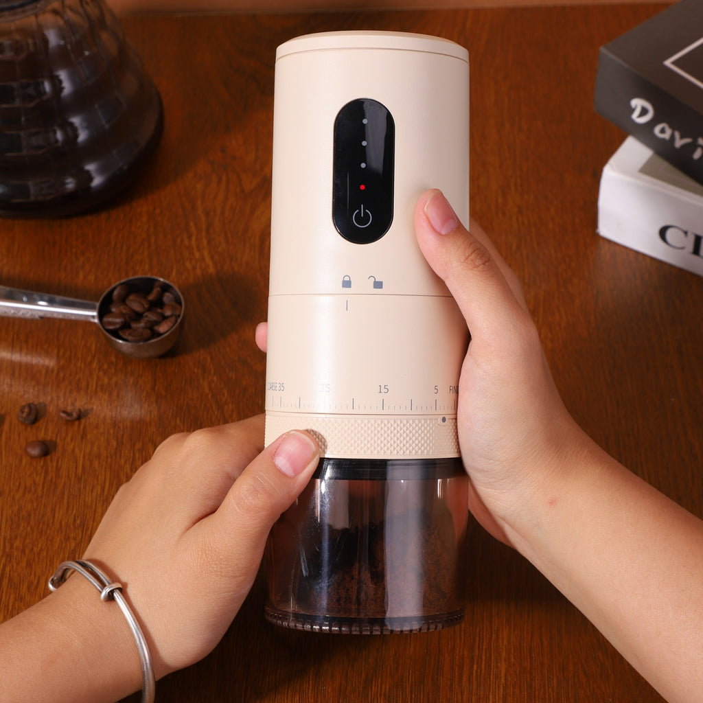 USB Rechargeable Electric Coffee Grinder – Model 952, Ceramic Burrs