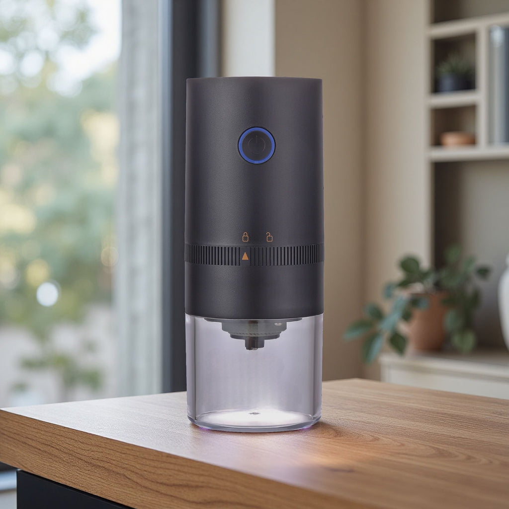 USB Rechargeable Electric Coffee Grinder – Model 995, Ceramic Burrs