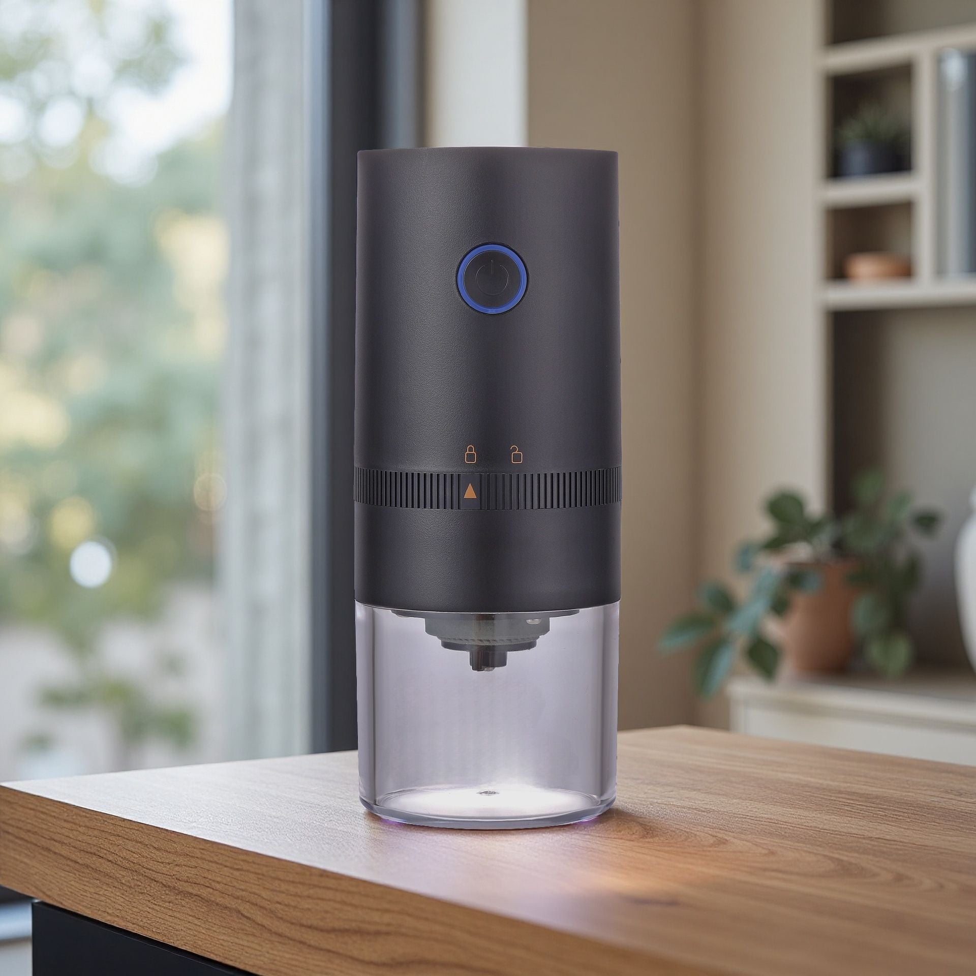 USB Rechargeable Electric Coffee Grinder – Model 995, Ceramic Burrs