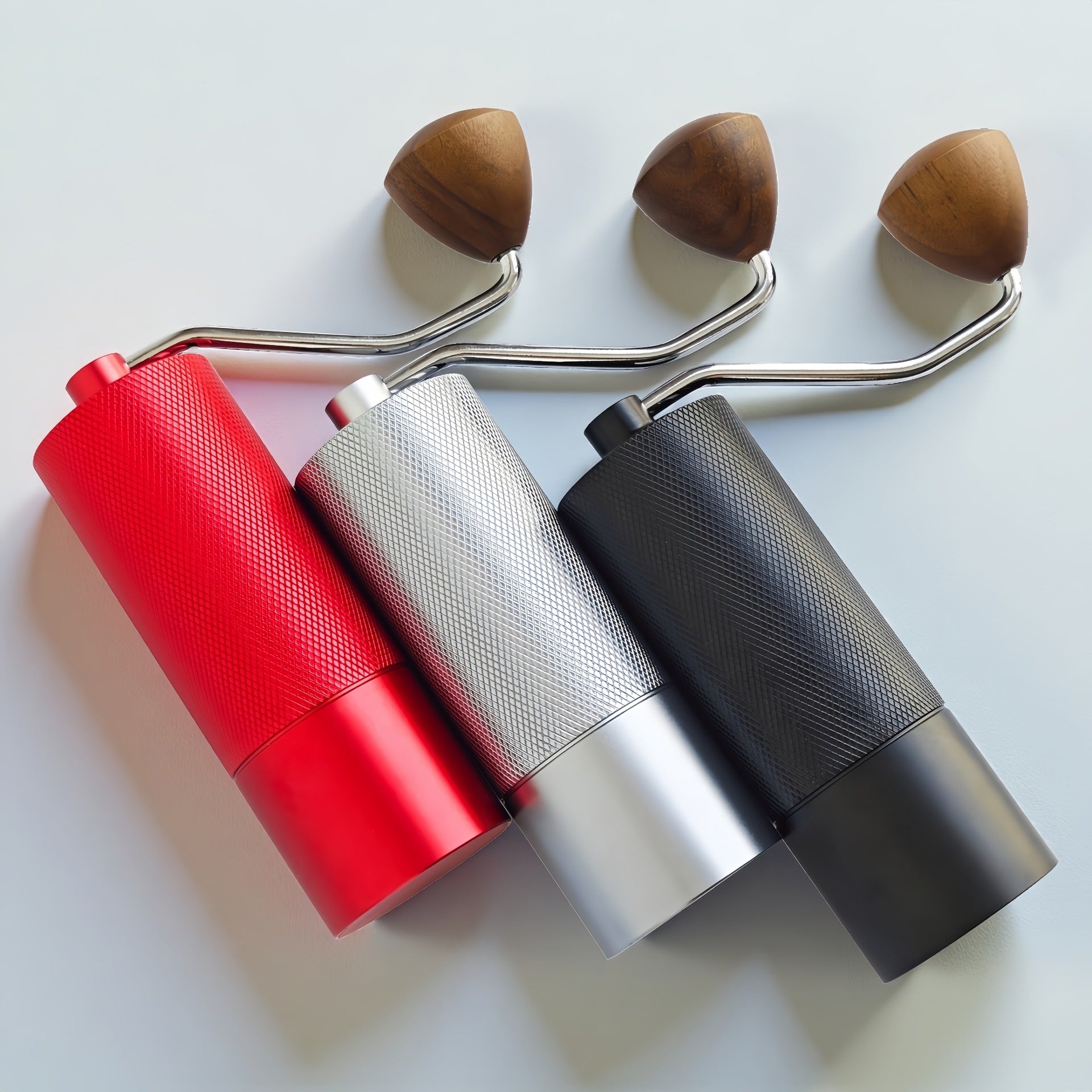 CNC Precision Manual Coffee Grinder – Internal & External Adjustment, Multiple Colors