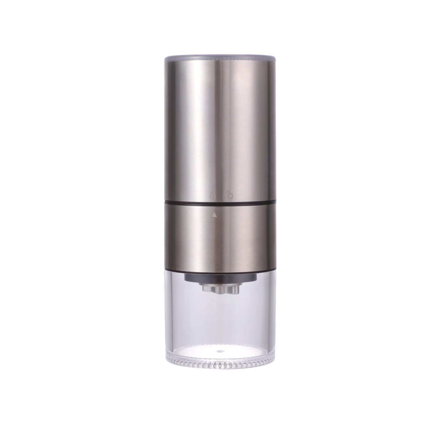 USB Rechargeable Electric Coffee Grinder – Stainless Steel Body, External Adjustment
