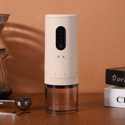 QAFINO Electric Coffee Grinder with Adjustable Grind Settings