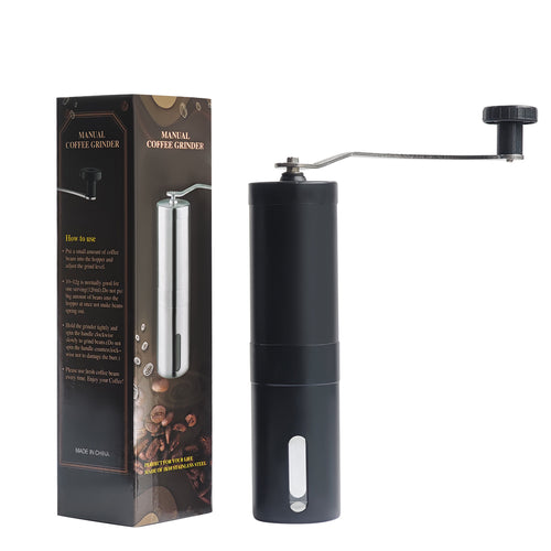 CNC Manual Coffee Grinder – Ceramic & Steel Burrs, Multiple Styles