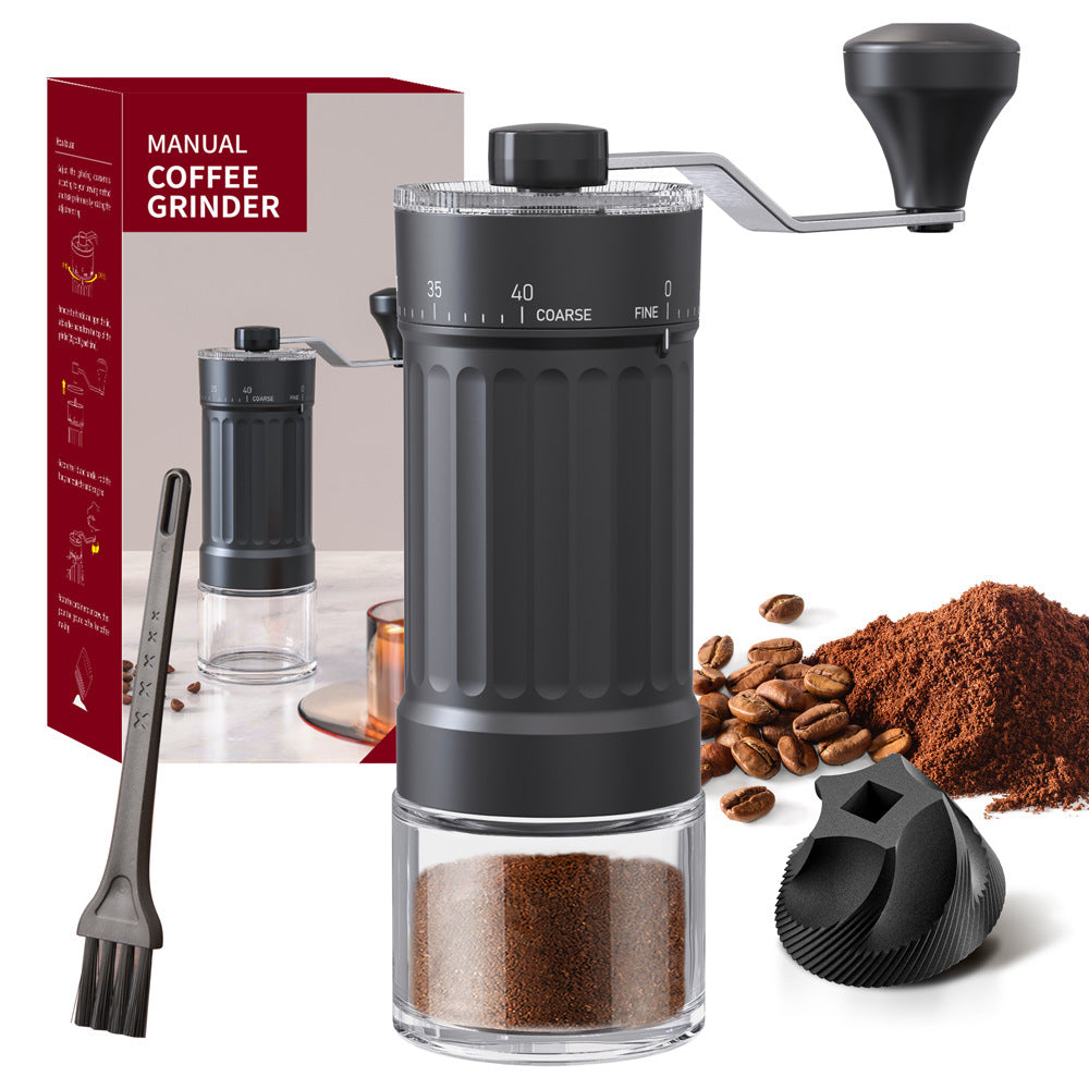 Manual Hand Coffee Grinder with Ceramic Burrs – Adjustable Grind, Portable & Travel-Friendly