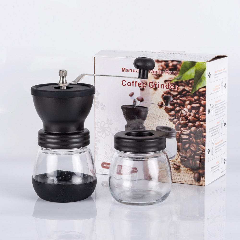 CNC Manual Coffee Grinder – Ceramic & Steel Burrs, Multiple Styles